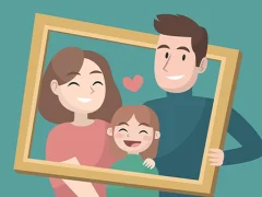 Igra Happy Family Puzzle online