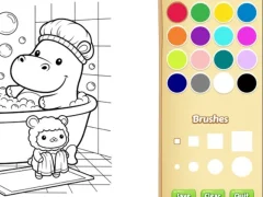 Igra Cozy Friends Coloring Book for Kids online