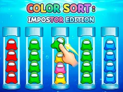 Igra Color Sort: Impostor Edition online