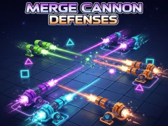 Igra Merge Cannon Defenses online