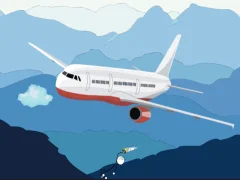 Igra Stickman Escape - Plane and Ship online