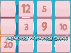 Igra Memory Game With Numbers online