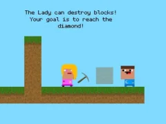 Igra Lady And Nubik Build And Dig online