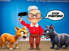Igra Cat and Granny online