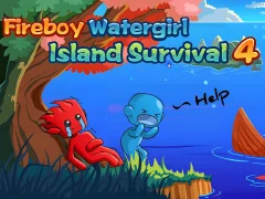 Igra Fireboy Watergirl Island Survival 4 online