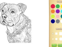 Igra Dog Coloring Book for Adults online