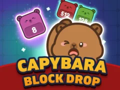 Igra Capybara Block Drop online