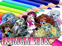 Igra Coloring Book for Monster High online