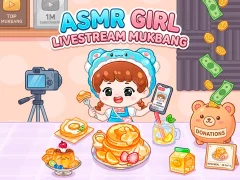 Igra ASMR Girl: Livestream Mukbang online