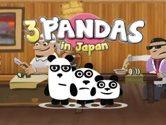 Igra 3 Pandas In Japan HTML5 online