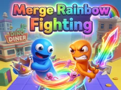 Igra Merge Rainbow Fighting online