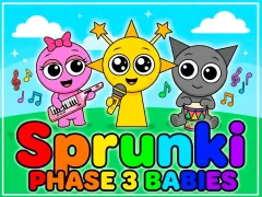 Igra Sprunki baby PHASE 3 online