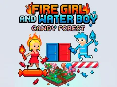 Igra Fire Girl and Water Boy Candy Forest online