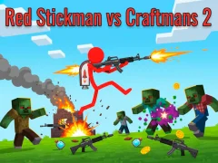 Igra Red Stickman Vs Craftmans 2 online