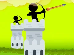 Igra Stickman Archer Castle online
