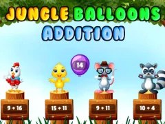 Igra Jungle Balloons Addition online