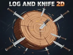 Igra Log And Knife 2D online