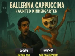Igra Ballerina Cappuccina Haunted Kindergarten online