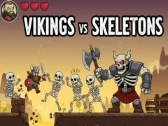 Igra Vikings Vs Skeletons online