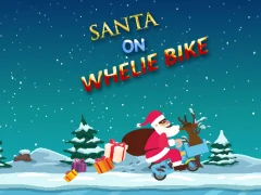 Igra Santa On Wheelie Bike online