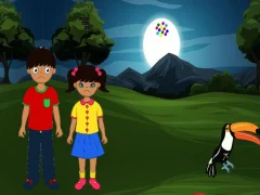 Igra Siblings Escape From Dark Forest online