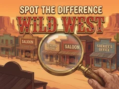 Igra Spot The Difference Wild West online