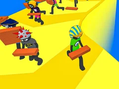 Igra Stickman Planks Fall online