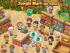 Igra Jungle Mart idle game online