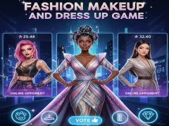Igra Fashion Makeup And Dress Up Game online