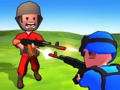Igra Little Commander. Red vs Blue online