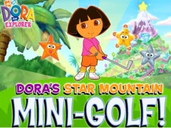 Igra Dora The explorer Dora's Star Mountain Mini-Golf online