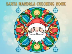Igra Santa Mandala Coloring Book online