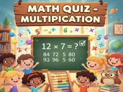 Igra Math Quiz - Multiplication online