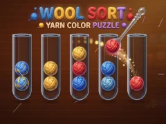 Igra Wool Sort Yarn Color Puzzle online