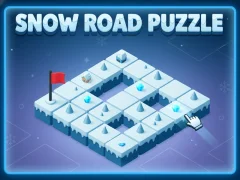 Igra Snow Road Puzzle online