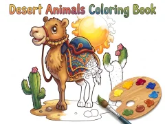 Igra Desert Animals Coloring Book online