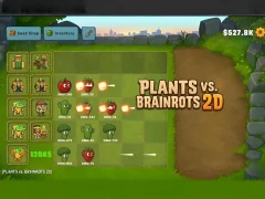Igra Plants vs Brainrots 2D online