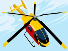Igra Dangerous Helicopter Jigsaw online