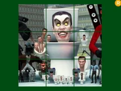 Igra Skibidi Toilet Sliding Puzzle online
