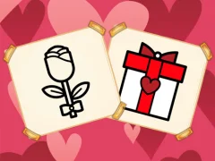Igra Valentine Present Coloring online