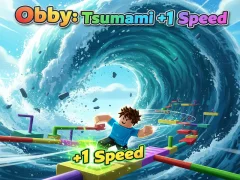 Igra Obby: Tsunami +1 speed online