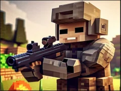 Igra Pixel Village Battle 3D.io online