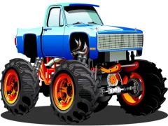 Igra Monster Truck Puzzle online