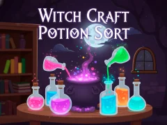 Igra Witch Craft Potion Sort online
