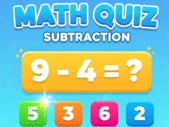 Igra Math Quiz - Subtraction online