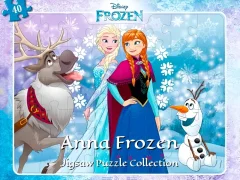 Igra Anna Frozen Jigsaw Puzzle Collection online