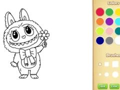 Igra Labubu Doll Coloring Book for Kids online
