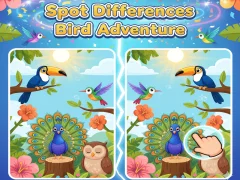 Igra Spot Differences Bird Adventure online