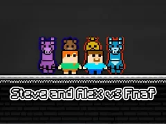 Igra Steve and Alex vs Fnaf online