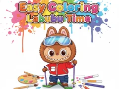 Igra Easy Coloring Labubu Time online